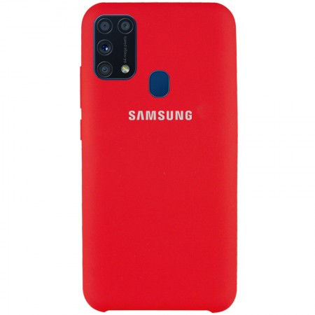 Чехол Silicone Cover (AAA) для Samsung Galaxy M31 Красный (11857)