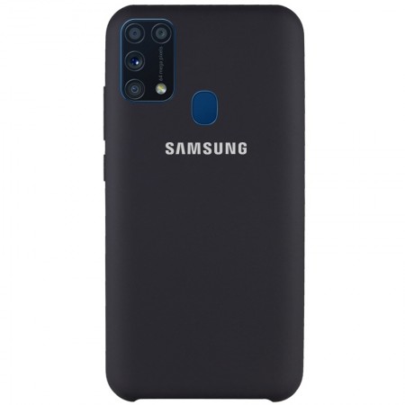 Чехол Silicone Cover (AAA) для Samsung Galaxy M31 Черный (6200)