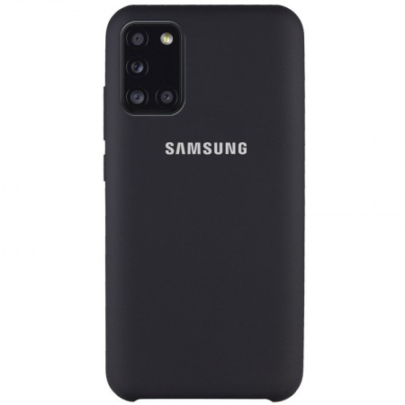 Чехол Silicone Cover (AAA) для Samsung Galaxy A31 Черный (17500)