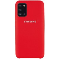 Чехол Silicone Cover (AAA) для Samsung Galaxy A31 Червоний (17498)