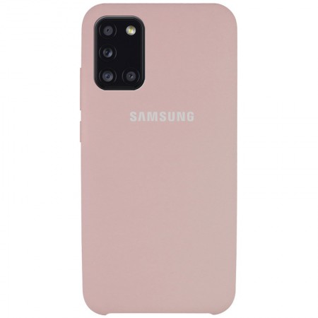 Чехол Silicone Cover (AAA) для Samsung Galaxy A31 Розовый (17497)
