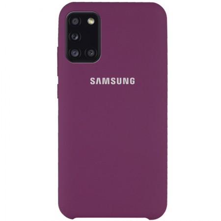 Чехол Silicone Cover (AAA) для Samsung Galaxy A31 Фиолетовый (17501)