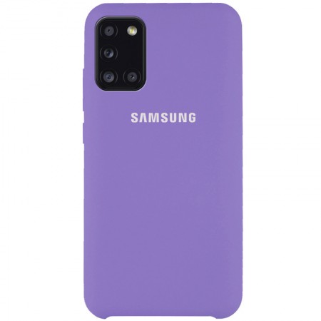 Чехол Silicone Cover (AAA) для Samsung Galaxy A31 Сиреневый (17499)