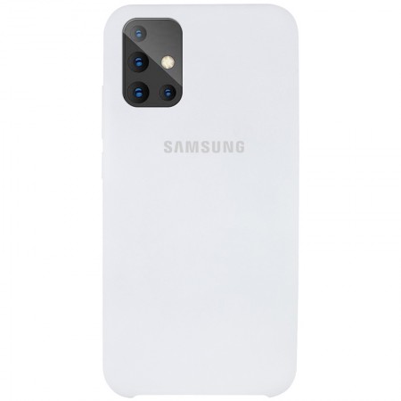 Чехол Silicone Cover (AAA) для Samsung Galaxy A51 Белый (17509)
