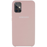 Чехол Silicone Cover (AAA) для Samsung Galaxy A51 Рожевий (6195)