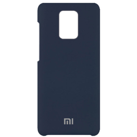 Чехол Silicone Cover (AAA) для Xiaomi Redmi Note 9s / Note 9 Pro / Note 9 Pro Max Синий (6213)