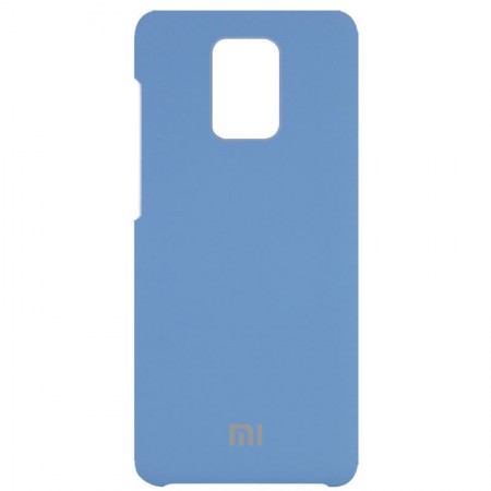 Чехол Silicone Cover (AAA) для Xiaomi Redmi Note 9s / Note 9 Pro / Note 9 Pro Max Синій (6212)