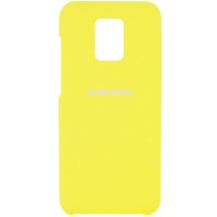 Чехол Silicone Cover (AAA) для Xiaomi Redmi Note 9s / Note 9 Pro / Note 9 Pro Max Желтый (17515)