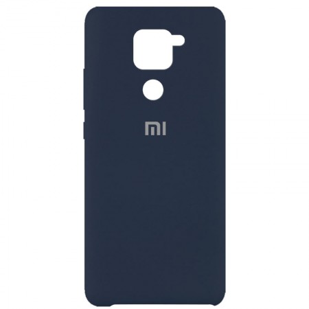 Чехол Silicone Cover (AAA) для Xiaomi Redmi Note 9 / Redmi 10X Синій (6218)