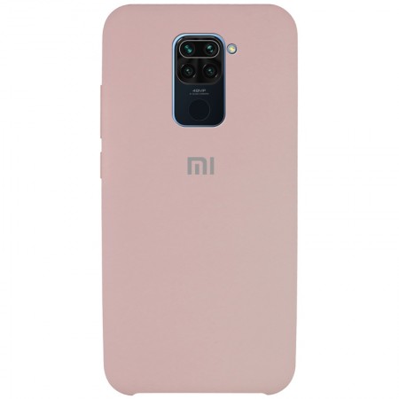 Чехол Silicone Cover (AAA) для Xiaomi Redmi Note 9 / Redmi 10X Розовый (6216)