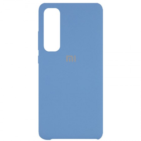 Чехол Silicone Cover (AAA) для Xiaomi Mi Note 10 Lite Синий (6238)