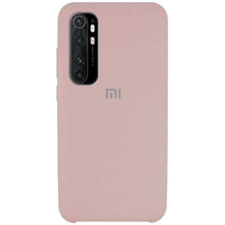 Чехол Silicone Cover (AAA) для Xiaomi Mi Note 10 Lite Розовый (6231)