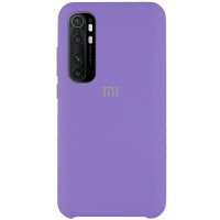 Чехол Silicone Cover (AAA) для Xiaomi Mi Note 10 Lite Фіолетовий (6228)