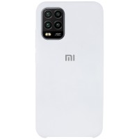 Чехол Silicone Cover (AAA) для Xiaomi Mi 10 Lite Белый (6225)