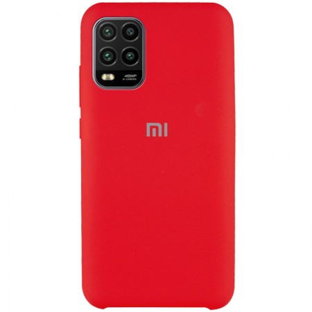 Чехол Silicone Cover (AAA) для Xiaomi Mi 10 Lite Красный (6220)