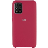 Чехол Silicone Cover (AAA) для Xiaomi Mi 10 Lite Червоний (6223)