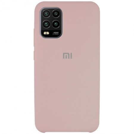 Чехол Silicone Cover (AAA) для Xiaomi Mi 10 Lite Розовый (6222)