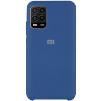 Чехол Silicone Cover (AAA) для Xiaomi Mi 10 Lite Синій (6219)