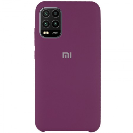 Чехол Silicone Cover (AAA) для Xiaomi Mi 10 Lite Фиолетовый (6227)