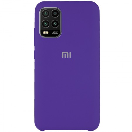 Чехол Silicone Cover (AAA) для Xiaomi Mi 10 Lite Сиреневый (6221)