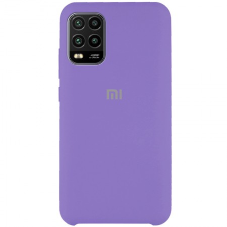 Чехол Silicone Cover (AAA) для Xiaomi Mi 10 Lite Фиолетовый (6226)