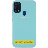 Чехол Silicone Cover Full Protective (AA) для Samsung Galaxy A21s Бірюзовий (6257)