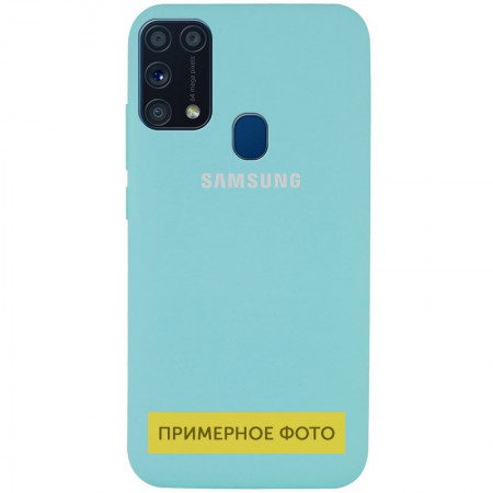 Чехол Silicone Cover Full Protective (AA) для Samsung Galaxy A21s Бирюзовый (6257)