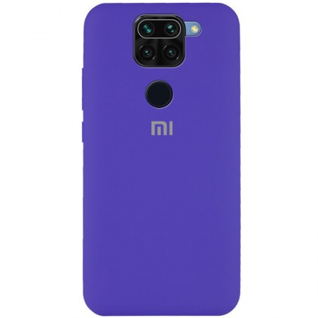 Чехол Silicone Cover Full Protective (AA) для Xiaomi Redmi Note 9 / Redmi 10X Фіолетовий (21614)