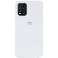 Чехол Silicone Cover Full Protective (AA) для Xiaomi Mi 10 Lite Белый (6273)