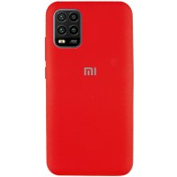 Чехол Silicone Cover Full Protective (AA) для Xiaomi Mi 10 Lite Красный (6272)
