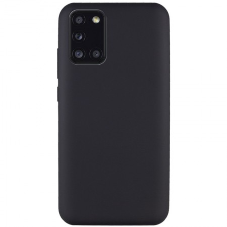 Чехол Silicone Cover Full without Logo (A) для Samsung Galaxy A31 Черный (15181)