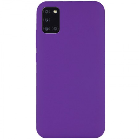 Чехол Silicone Cover Full without Logo (A) для Samsung Galaxy A31 Фиолетовый (15183)