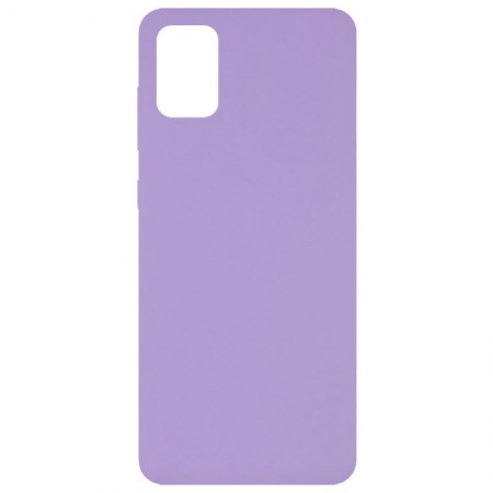 Чехол Silicone Cover Full without Logo (A) для Samsung Galaxy A31 Сиреневый (15185)
