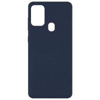 Чехол Silicone Cover Full without Logo (A) для Samsung Galaxy A21s Синій (6298)