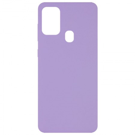 Чехол Silicone Cover Full without Logo (A) для Samsung Galaxy A21s Сиреневый (6299)