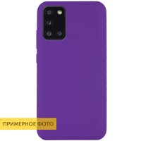 Чехол Silicone Cover Full without Logo (A) для Samsung Galaxy A21s Фіолетовий (6288)