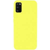 Чехол Silicone Cover Full without Logo (A) для Samsung Galaxy A41 Желтый (6300)
