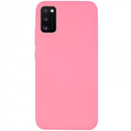 Чехол Silicone Cover Full without Logo (A) для Samsung Galaxy A41 Розовый (6303)
