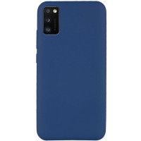 Чехол Silicone Cover Full without Logo (A) для Samsung Galaxy A41 Синій (6305)