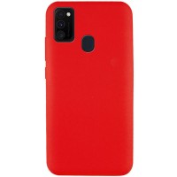 Чехол Silicone Cover Full without Logo (A) для Samsung Galaxy M30s / M21 Красный (15195)