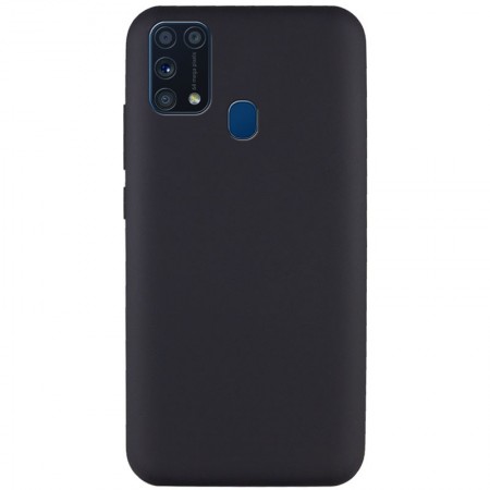 Чехол Silicone Cover Full without Logo (A) для Samsung Galaxy M31 Черный (6323)