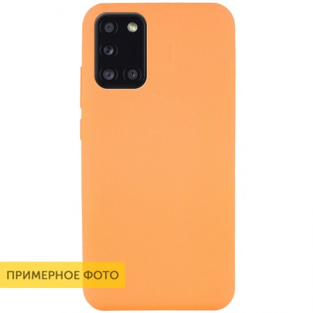 Чехол Silicone Cover Full without Logo (A) для Xiaomi Redmi Note 9 / Redmi 10X Помаранчевий (6337)