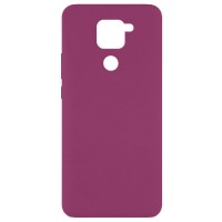 Чехол Silicone Cover Full without Logo (A) для Xiaomi Redmi Note 9 / Redmi 10X Червоний (6343)