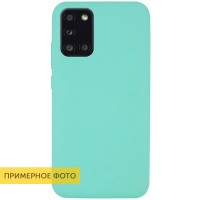 Чехол Silicone Cover Full without Logo (A) для Xiaomi Redmi Note 9 / Redmi 10X Бирюзовый (6342)