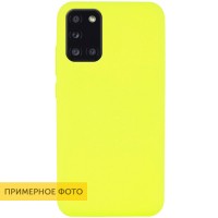 Чехол Silicone Cover Full without Logo (A) для Xiaomi Redmi Note 9 / Redmi 10X Желтый (12832)