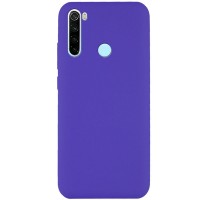 Чехол Silicone Cover Full without Logo (A) для Xiaomi Redmi Note 8T Фиолетовый (6332)