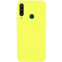 Чехол Silicone Cover Full without Logo (A) для Huawei Y6p Желтый (6359)