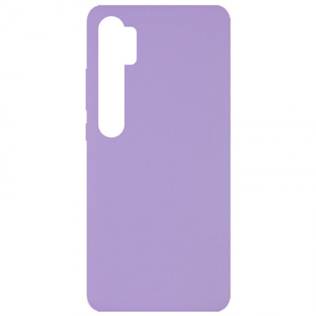 Чехол Silicone Cover Full without Logo (A) для Xiaomi Mi Note 10 Lite / Mi Note 10 / Note 10 Pro Бузковий (6424)