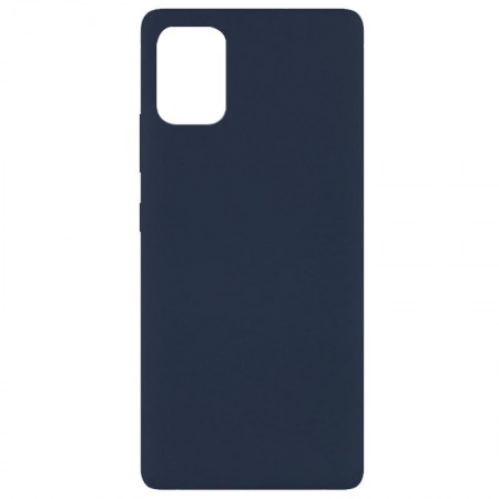 Чехол Silicone Cover Full without Logo (A) для Xiaomi Mi 10 Lite Синій (6431)