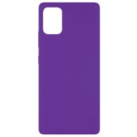 Чехол Silicone Cover Full without Logo (A) для Xiaomi Mi 10 Lite Фиолетовый (6433)